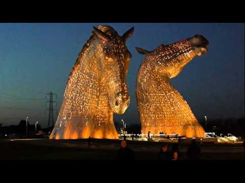 The Kelpies - Andy Scott&#039;s Equine Sculptures near Falkirk, Scotland