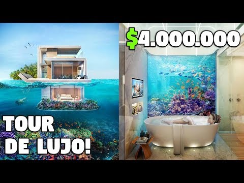 TOUR POR UNA CASA FLOTANTE DE LUJO EN DUBAI