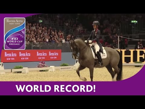 Charlotte Dujardin&#039;s World Record Breaking Freestyle test at London Olympia