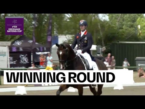 Winning Round - Spencer Wilton | FEI Dressage Nations Cup - Grand Prix | Hickstead