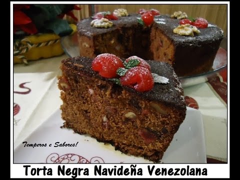 TORTA NEGRA NAVIDEÑA con sabor Venezolano receta completa