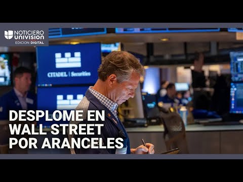 Desplome en Wall Street por los aranceles de Trump: bolsas del mundo reportan caídas