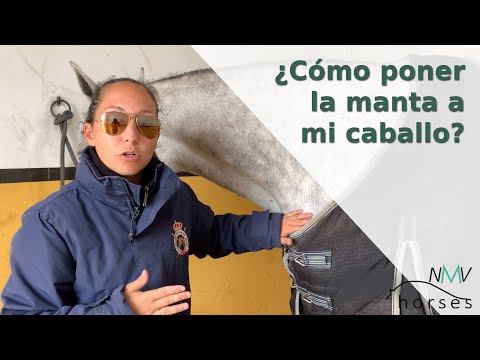 🐴Cómo poner y quitar la manta a tu caballo PASO a PASO🐴