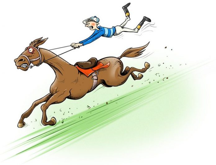 Cómo controlar un caballo desbocado