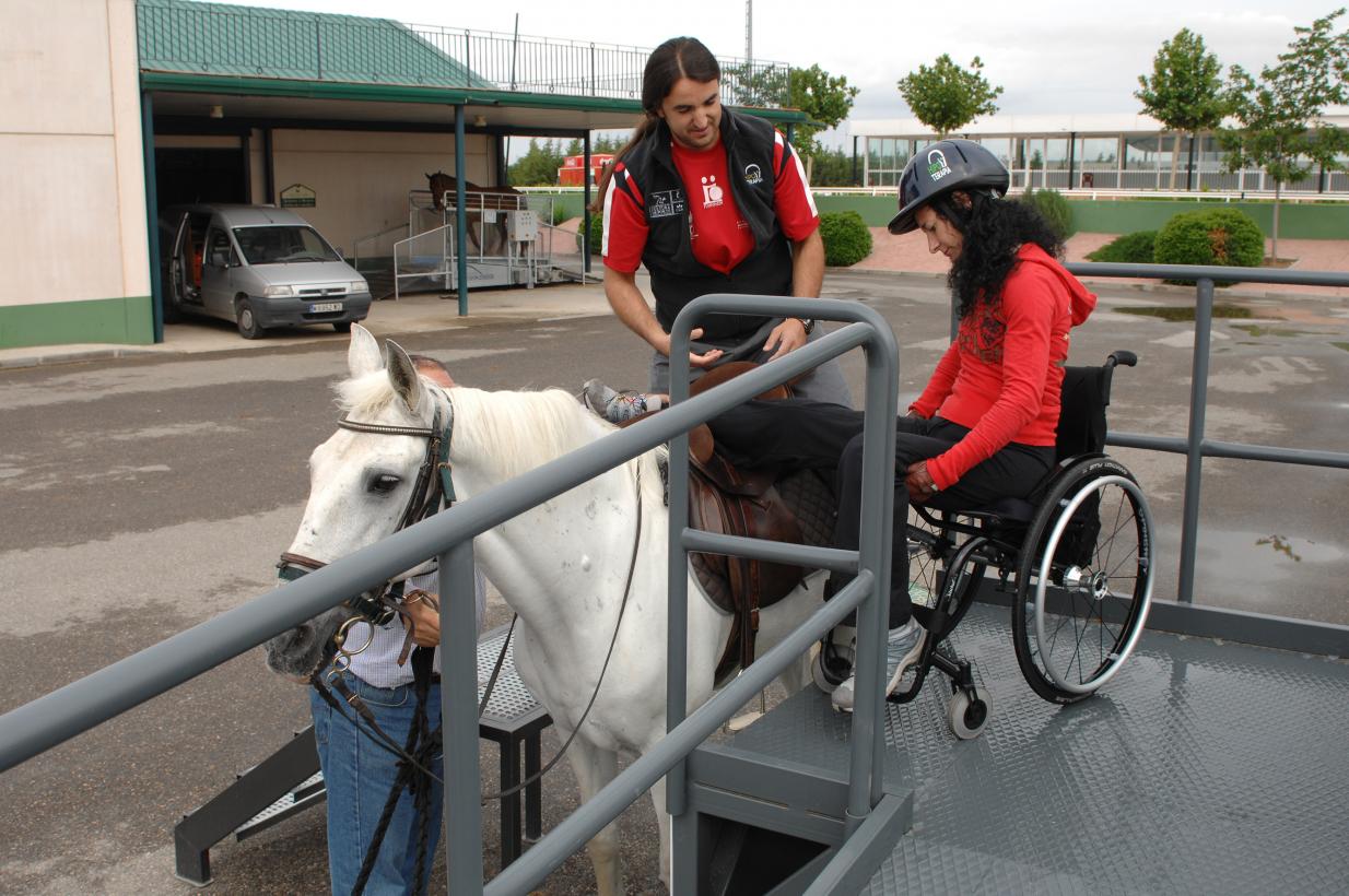 La equinoterapia en pacientes parapléjicos