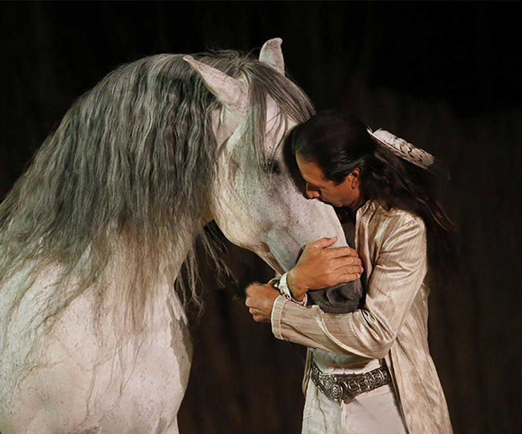 Frederick Pignon danza con caballos