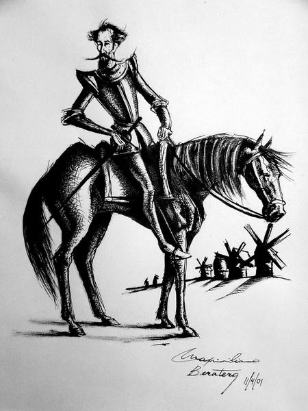 Don Quijote y Rocinante